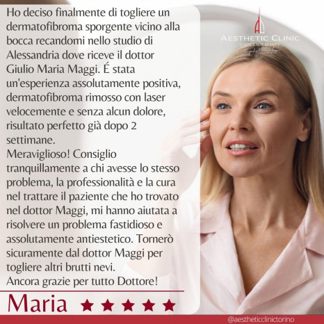 Opinioni positive Dott. Giulio Maria Maggi chirurgo plastico Torino